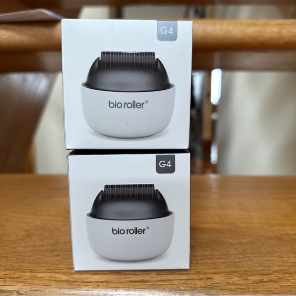 G4 bio roller microneedling roller For skin and scalp 2 Pcs. NEW 1mm and 1.5mm - Picture 1 of 3